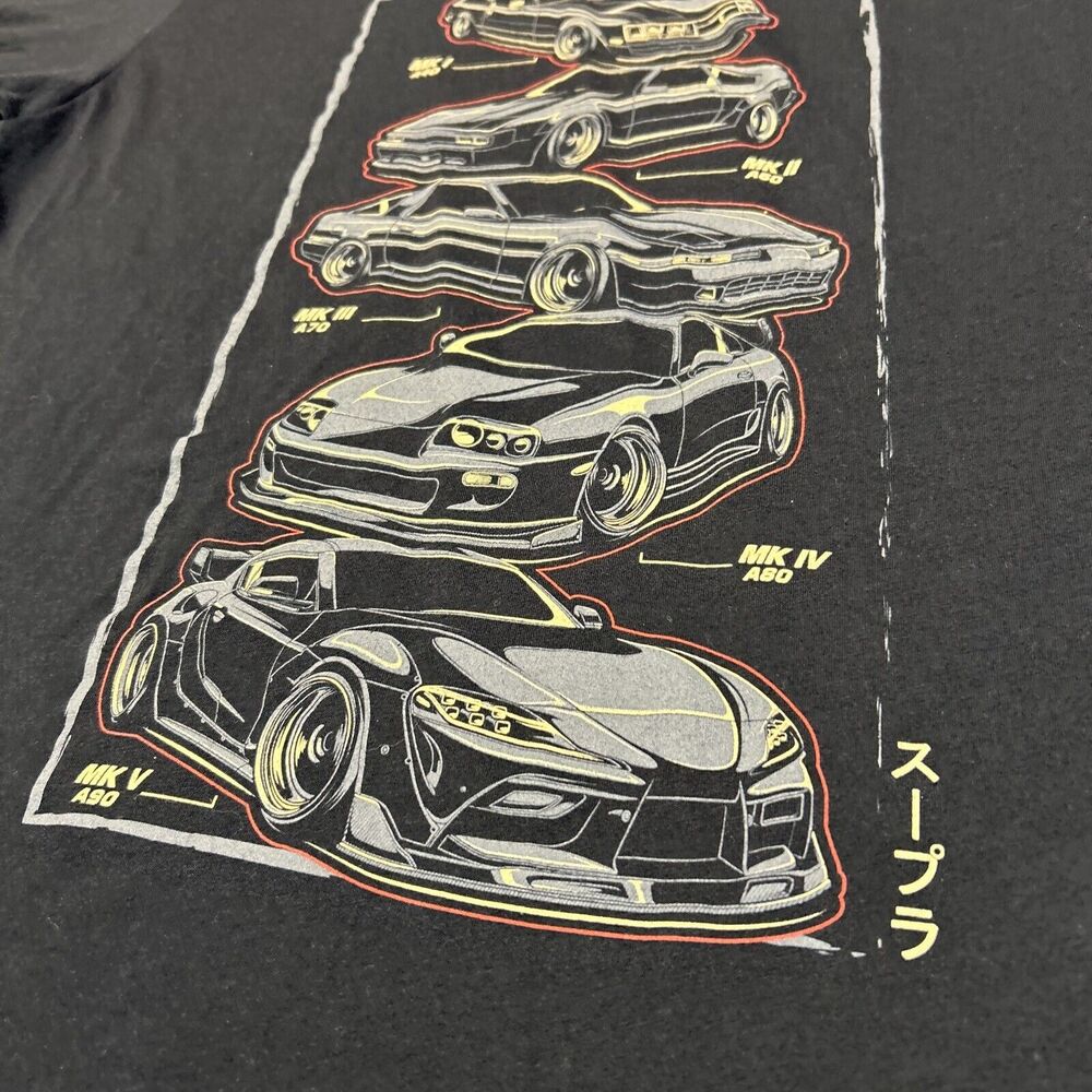 ESR Racing Shirt Adult Large Black MK Car Auto Racing Tee Logo Men - Picture 4 of 12